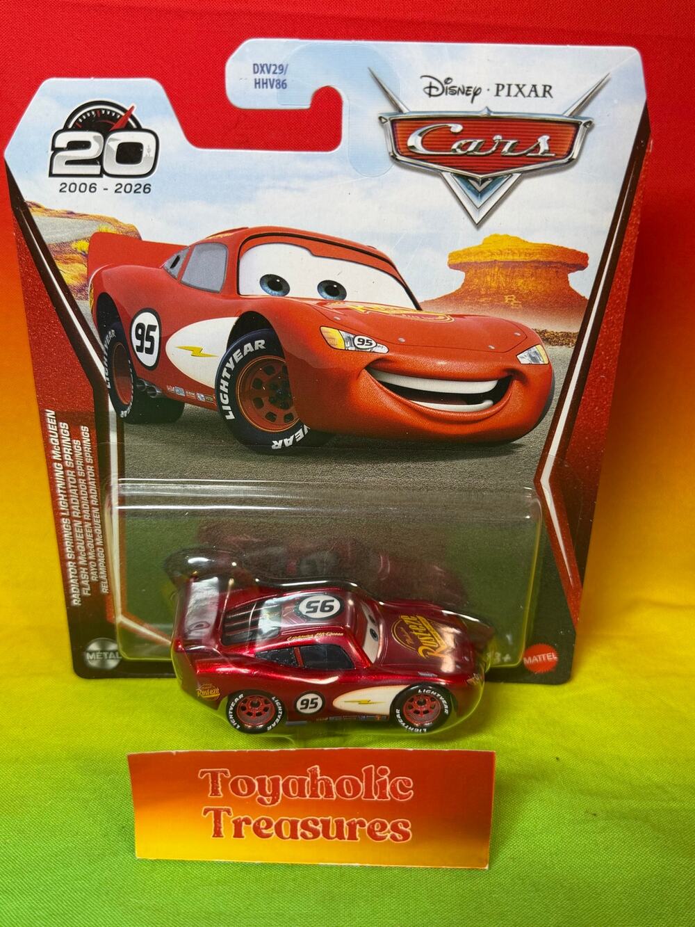 Disney Pixar Cars Radiator Springs Lightning McQueen 20th Anniversary Diecast